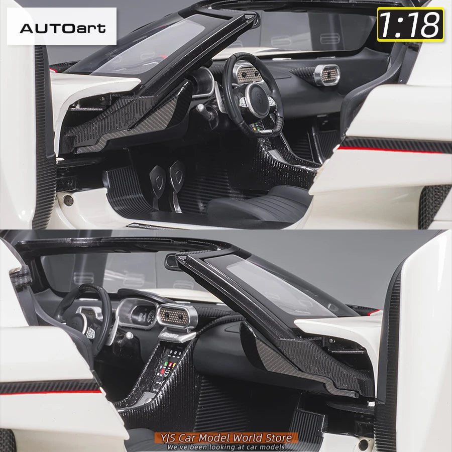 AUTOart model 1/18 Scale New  Koenigsegg Regera car model Static Decorative Items Holiday Gift Collection