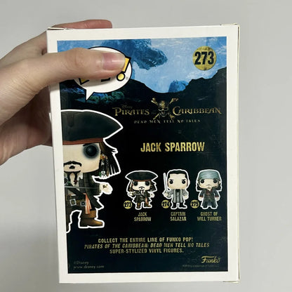 NEW Funkos Pirates of the Caribbean Jack Sparrow #273 pops Vinyl Action Figure Toys Collection Dolls Home Decor Model Gifts