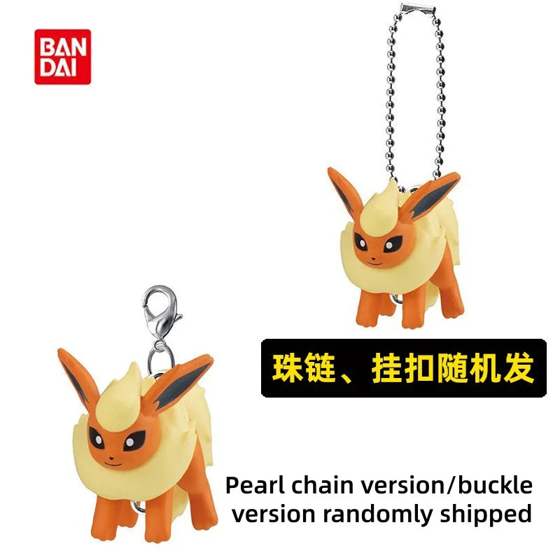Bandai Pokemon Eevee Evolutions Nine Forms Connectable Mascot Gashapon Keychain Pendant For Anime Collectors Hobby Fans