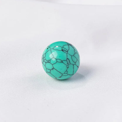 16mm Natural Crystal Ball No Hole Beads, Polished Agate Gemstone Sphere Bulk for DIY Jewelry Crafts Home Decor Gifts