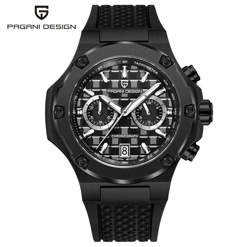 2026 New PAGANI DESIGN Men's Quartz Watches Top Luxury Chronograph Watch Men VK64 Sports Waterproof Luminous AR Sapphire Clock