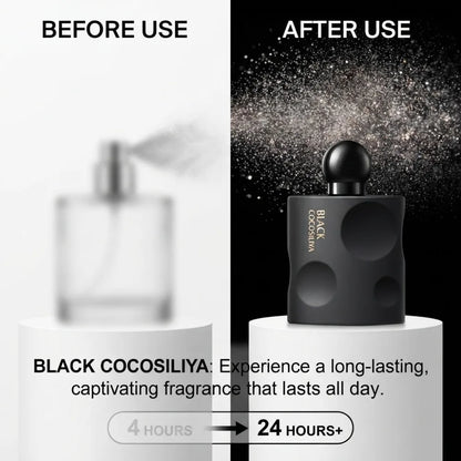 50ML COCOSILIYA Black Temptation Perfume Long-lasting Classic Black Coffee Fragrance Eau De Toilette For Women Daily Dating Use