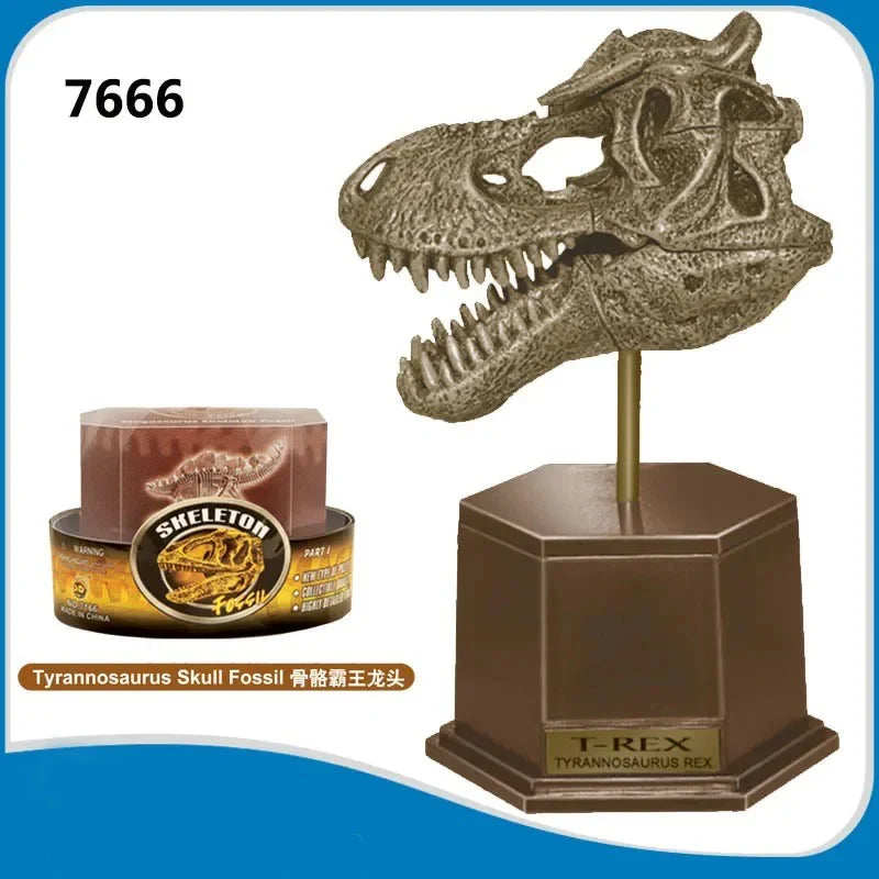 Assemble Dinosaur Bones Triceratops Skeleton Fossil Mammoth Mammuthus Assembled  Tyrannosaurus Rex Puzzles  Toys