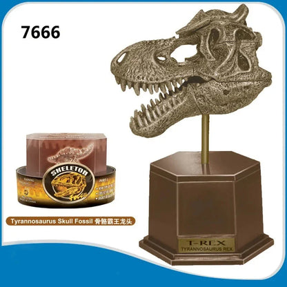 Assemble Dinosaur Bones Triceratops Skeleton Fossil Mammoth Mammuthus Assembled  Tyrannosaurus Rex Puzzles  Toys