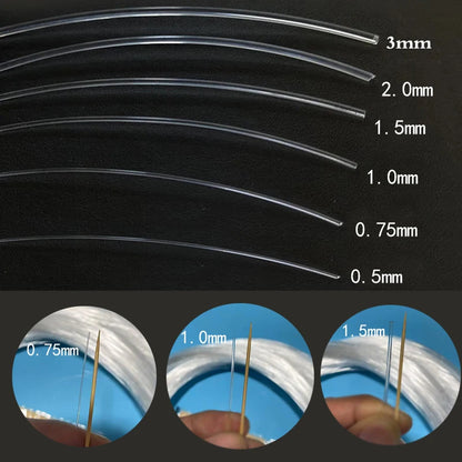 End Grow Fiber Optic Cable 0.75mm/1.0mm/1.5mm/Plastic Fiber Optic for Starry Sky Ceiling DIY Decoration Fiber optic light guide