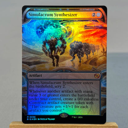 DMU 2XM MH2 BIG WOT LCI FOIL9/001 Tcg Proxy Cards Urza's Saga Rhystic Study Sheoldred, The Apocalypse
