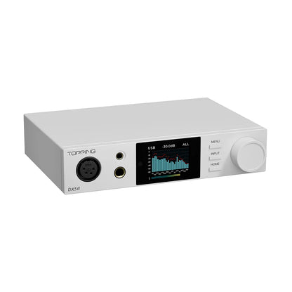 TOPPING DX5 II Fully Balanced DAC & Headphone Amp Combo Dual ES9039Q2M DSD512 PCM768kHz LDAC Decoder Amplifier