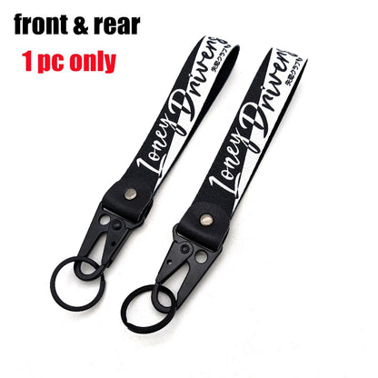 Newest Japanese JDM Modified Culture Seal Eagle Beak Clasp Wrist with Key Clasp Keychain Key Ring For Lonely Driver