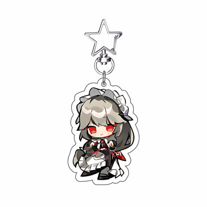 New Hot Game Zenless Zone Zero Keychains Pendant Car Ellen Joe Seth Lowell Jane Doe Von Lycaon Nicole Fans cosplay Gifts