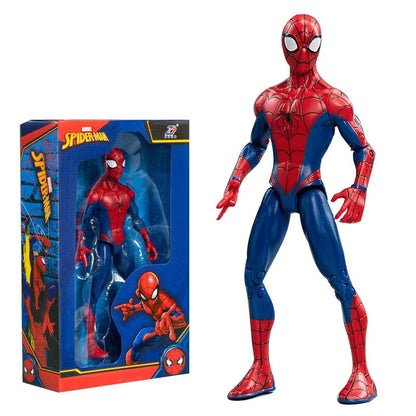 18CM Avengers Legends Figure ZDTDS Original Toy Set Spider Captain Miles Morales Thanos Ghost Iron Man Hulk Box Thor Falcon Doll