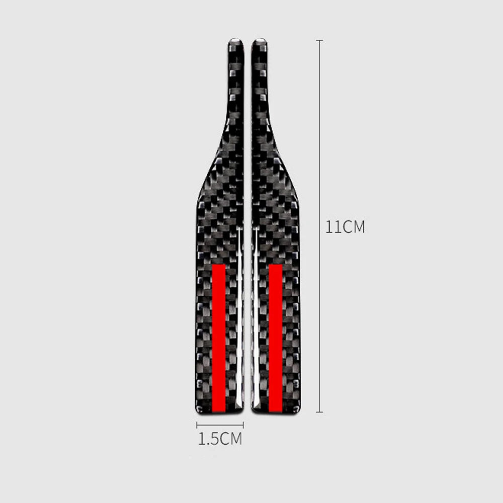 2Pcs Universal Car Rearview Mirror Anti-Collision Anti-Scratch Reflective Strips Auto Decor Protective Stickers Car Accessories