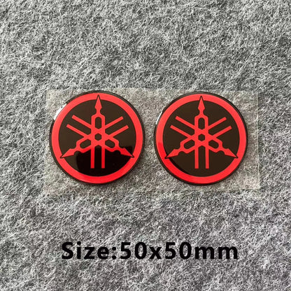 3D Emblem Yamaha Stickers  Logo Decal Gold White Blue Red Sticker
