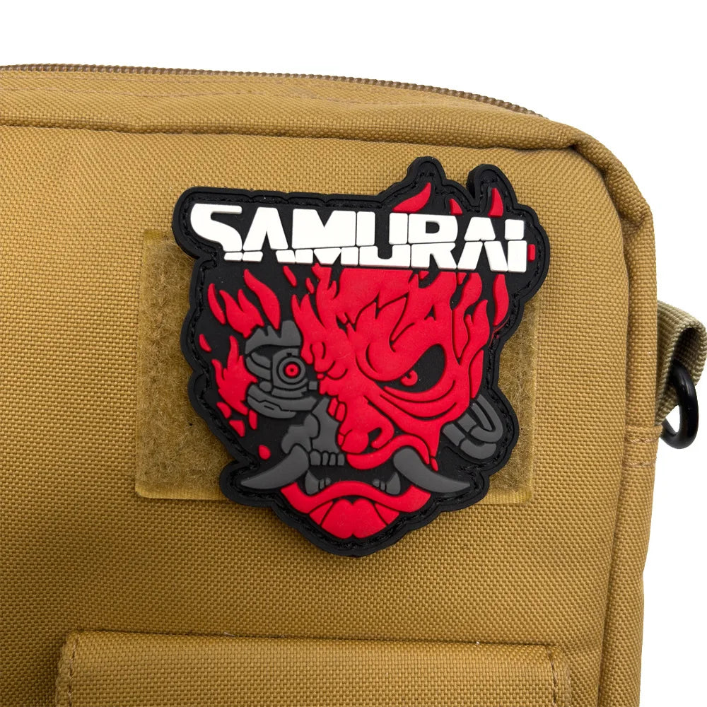 Outdoor Bag Accessories Punk 2077 Peripheral Functional Style Badges 3D PVC Magic Morale Backpack Patches