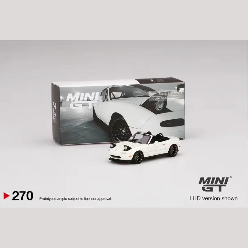 1:64 Mazda MX-5 convertible Miata NA 288 alloy die-cast miniature model,  adult decorative items, new in stock