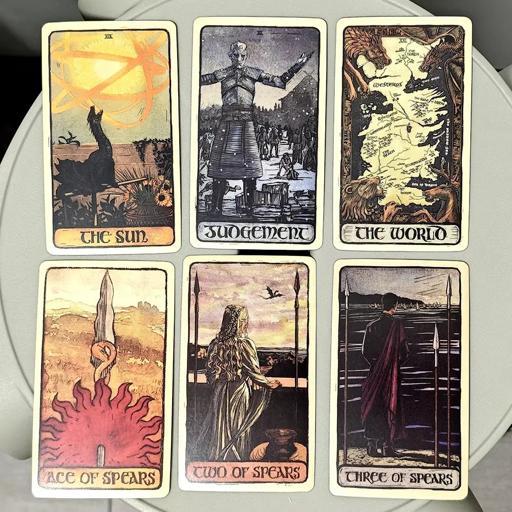 GOT Tarot Deck, 10.3*6cm 78 Gorgeously Illustrated Cards