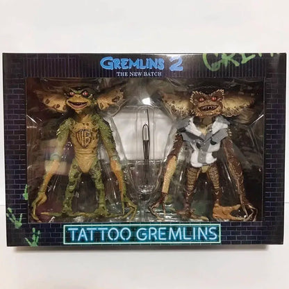Gremlins 2 Figure Tattoo Gremlins Action Figuras Movie Gremlins Figurine Toys Collection Model Doll Original Gift for Fans