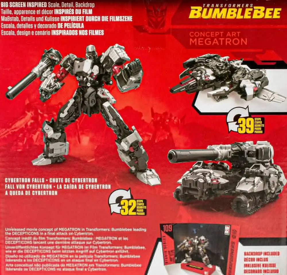 In Stock Transformers Studio Series 109 Leader Concept Art Megatron TF6 Action Figure Model Toy Collection Hobby Gift