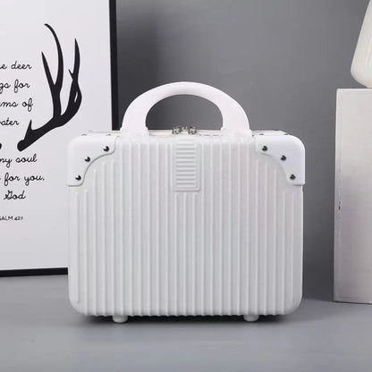 Hot Sales 14 inch Travel Suitcase Mini Travel Cosmetic Box Organizer Hand Makeup Case For Women