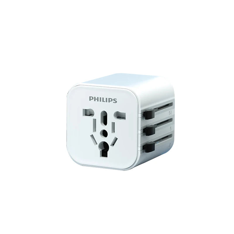 Philips Global Travel Adapter Philips Universal Conversion Socket US/EU/Aus/UK Adaptor