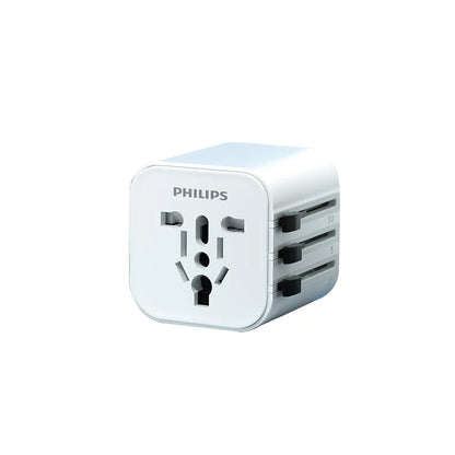Philips Global Travel Adapter Philips Universal Conversion Socket US/EU/Aus/UK Adaptor