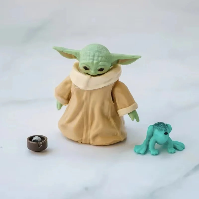Anime Wars Yoda Baby Anime Movable Action Figure Kawaii Model Desktop Decoration Trendy Toys Festival Surprise Gifts For Fans