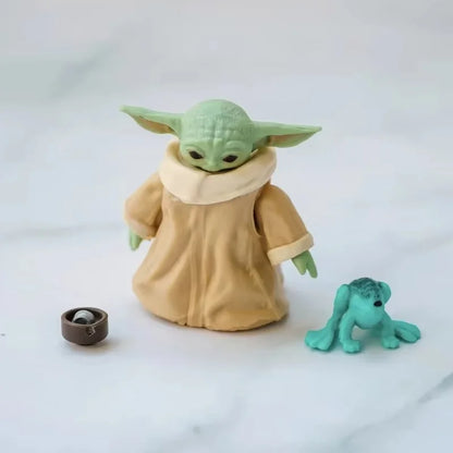 Anime Wars Yoda Baby Anime Movable Action Figure Kawaii Model Desktop Decoration Trendy Toys Festival Surprise Gifts For Fans
