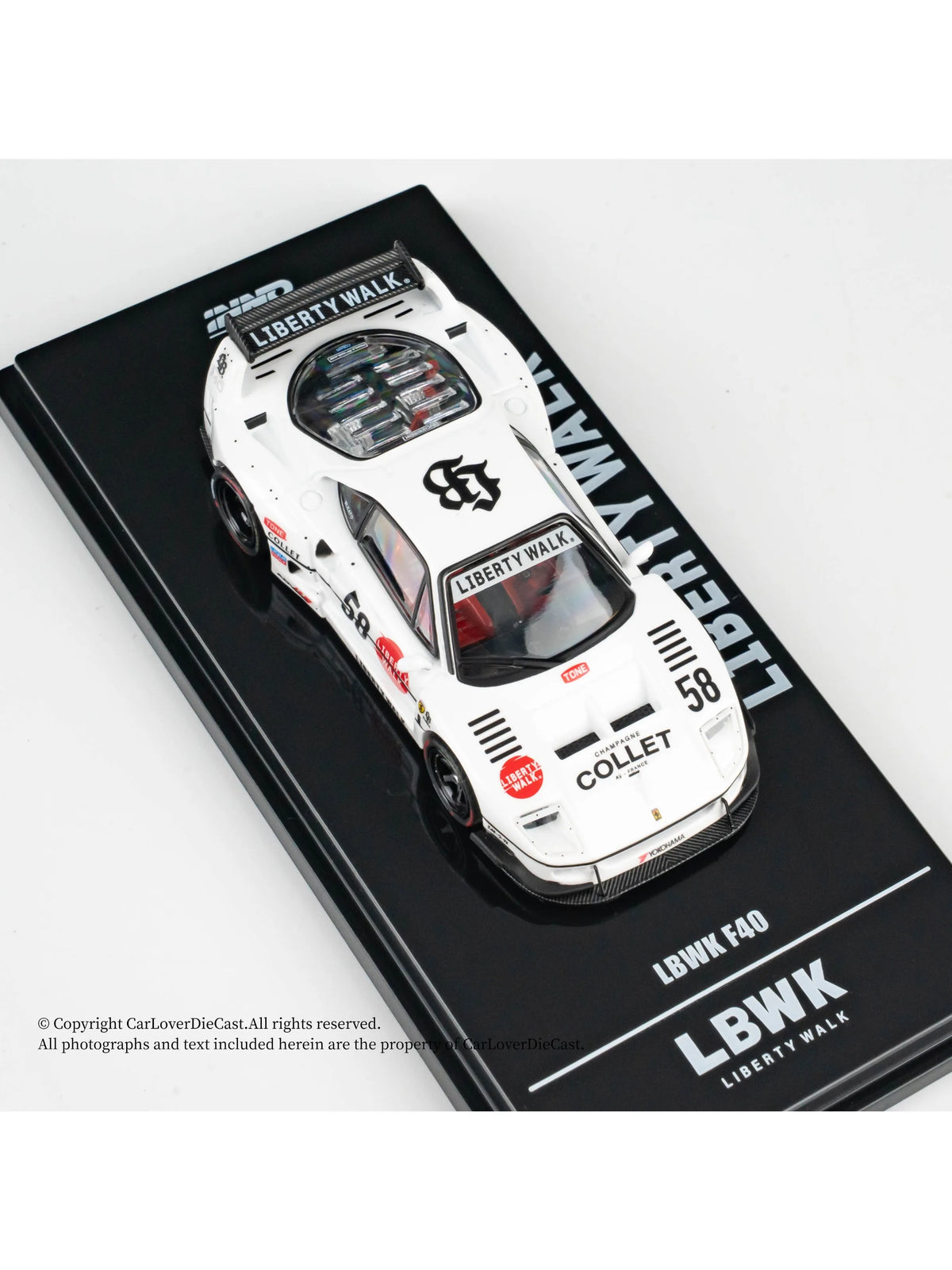 INNO 1:64 R89C 190E RX7 F40 S2000 R35 Diecast Model Car