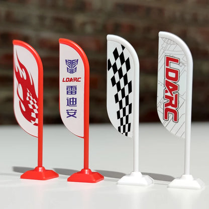 LDARC Portable Race Track Rubber Mat 160x90mm 120x60mm 240x120mm 240x240mm RC 1/76 1/64 1/58 Mini Car Track Race Accessory