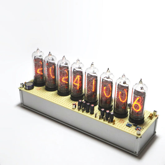 Stein's Gate Divergence Meter Vintage Nixie Tube Clock True Handmade with Multiple Display Modes Smart Home Decor Functional Art
