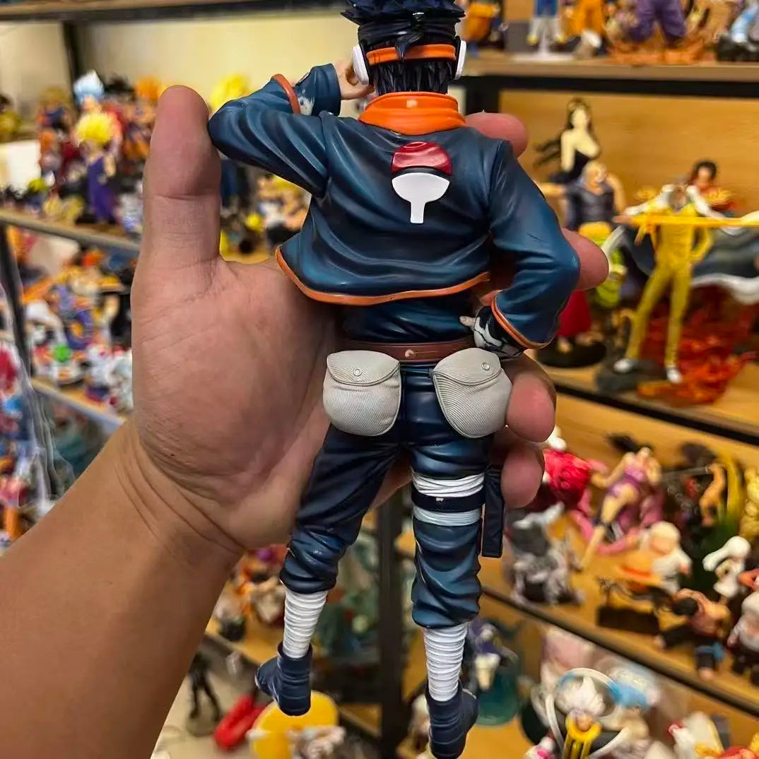 Naruto Young Uchiha Obito Figure - Young Obito with Goggles Laughing Pose - Anime Peripheral Desktop Decoration Gift Collectible Statue