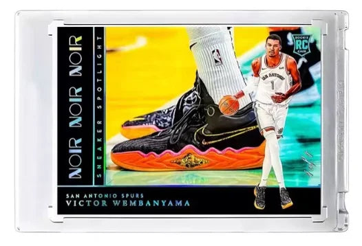 DIY Handmade Victor Wembanyama NBA Cards Kaboom NOIR Classic Design Replica Collectible Cards for Wemby Fans Collectible Gift