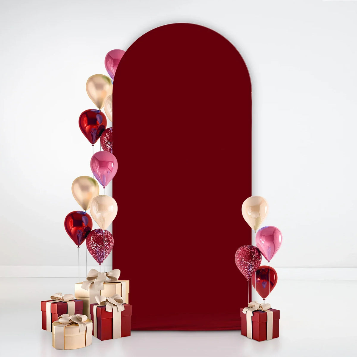 Solid Colours Arch Backdrops Cover Wedding Party Photography Backdrops Photo Kids Birthday Party Table Cover Decoration