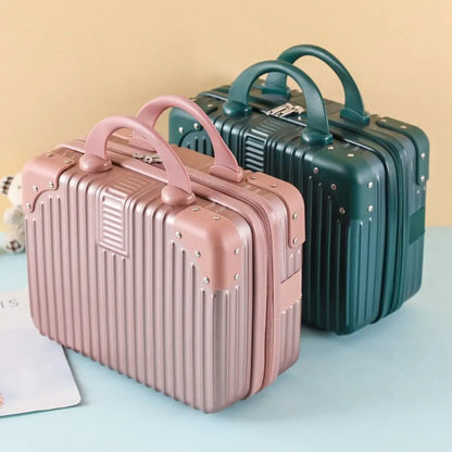 Hot Sales 14 inch Travel Suitcase Mini Travel Cosmetic Box Organizer Hand Makeup Case For Women