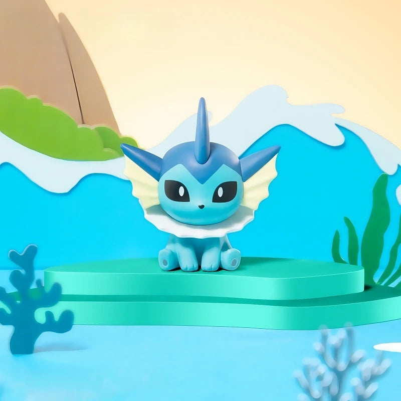 Original Pokemon Eeveelution Mini Action Figures Eevee Sylveon Espeon Toys Mini Model Decorative Ornaments Cute Birthday Gift