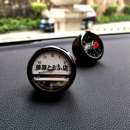 Initial D Fujiwara Tofu Shop Car Clock Aromatherapy Diffuser Anime JDM Car Interior Accessories Dashboard Air Vent Decoration
