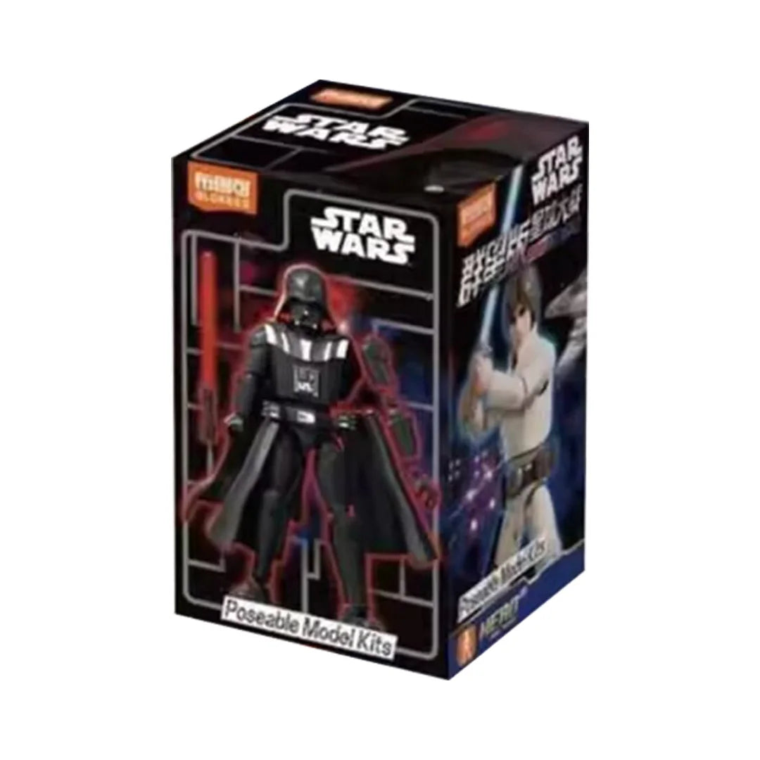 Blokees Star Wars Blind Box Galaxy Version 02 Darth Vader Luke R2d2 Action Figure Assembled Poseable Model Kits Toys Gift