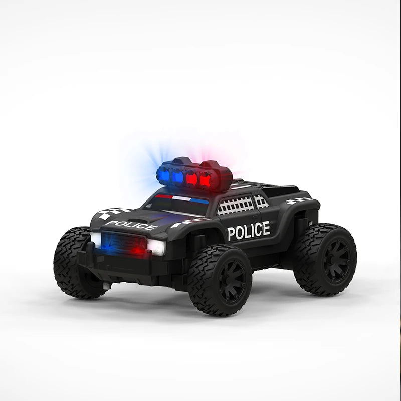 Turbo Racing 1:76 Baby Monster C81 C82 RC MINI Truck Car Monster Truck With Cool Lights Buggy RC Model Car Desktop Toy Gift
