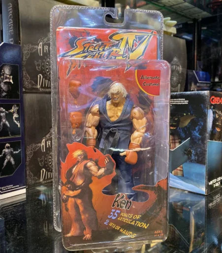 Street Fighter CHUN LI RYU Ken Guile Akuma Articulated PVC Action Figure Collectible Model Toys
