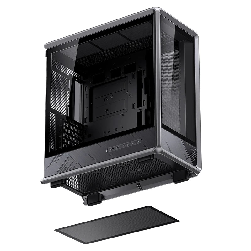 JONSBO D401 ATX Computer Case Panoramic Sea View M-ATX / MINI-ITX Esports Gaming Chassis Support Dual 360 water cooler
