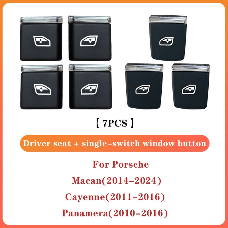 Car Window Regulator Switch Button Suitable for Porsche Cayenne Panamera Macan Car Window Control Button 95B-837-315
