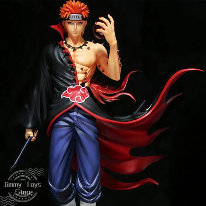 24cm Naruto Figure Action figure Pain Akatsuki Shinra Tensei GK Statue Model Toys Anime Figures Collections Ornament Dolls Gifts