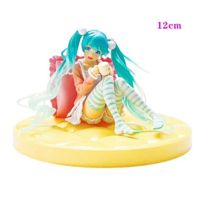 Anime Figure Wedding Dress Action Figures Kawaii Swimsuit Vocaloid PVC Collectible Model Toys Girl Gift
