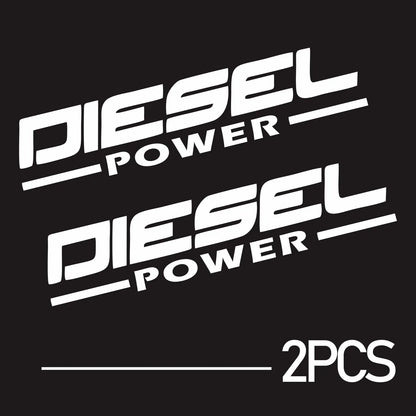 New Design Creative Car Sticker Diesel Powered JDM Car Decal Decorative Scratch Waterproof Decal Car Sticker, 20cm