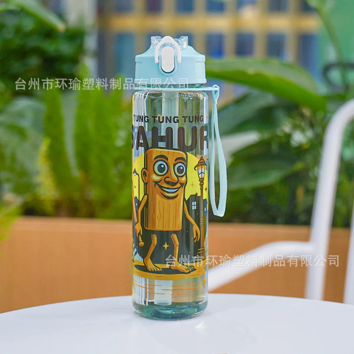 750ML Italian Brainrot Water Bottle Outdoor Drinking Cartoon Sports Cups Tung Tung Tung Sahur Tralalero Tralala Christmas Gift