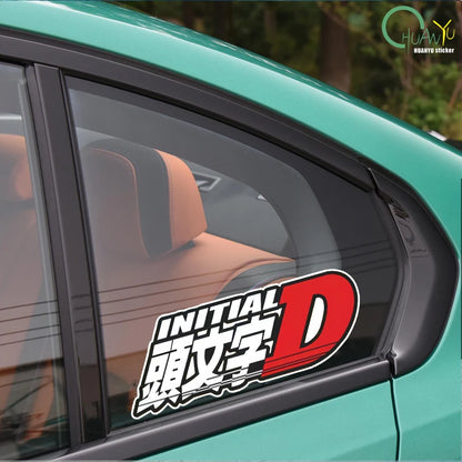Wan'an Locomotive Head Text D Chicheng JDM Team Reflective Body Decoration Scratches Motorcycle Electric Car Sticker Drawing