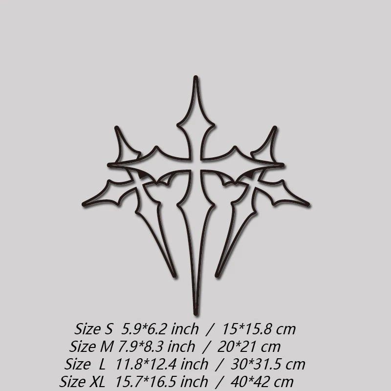 High-Quality Waterproof Three-Cross Stickers for Your Car Faith Expression in a Beautiful Design Automotive Decal