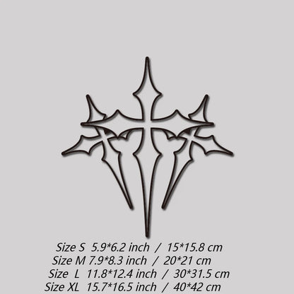 High-Quality Waterproof Three-Cross Stickers for Your Car Faith Expression in a Beautiful Design Automotive Decal