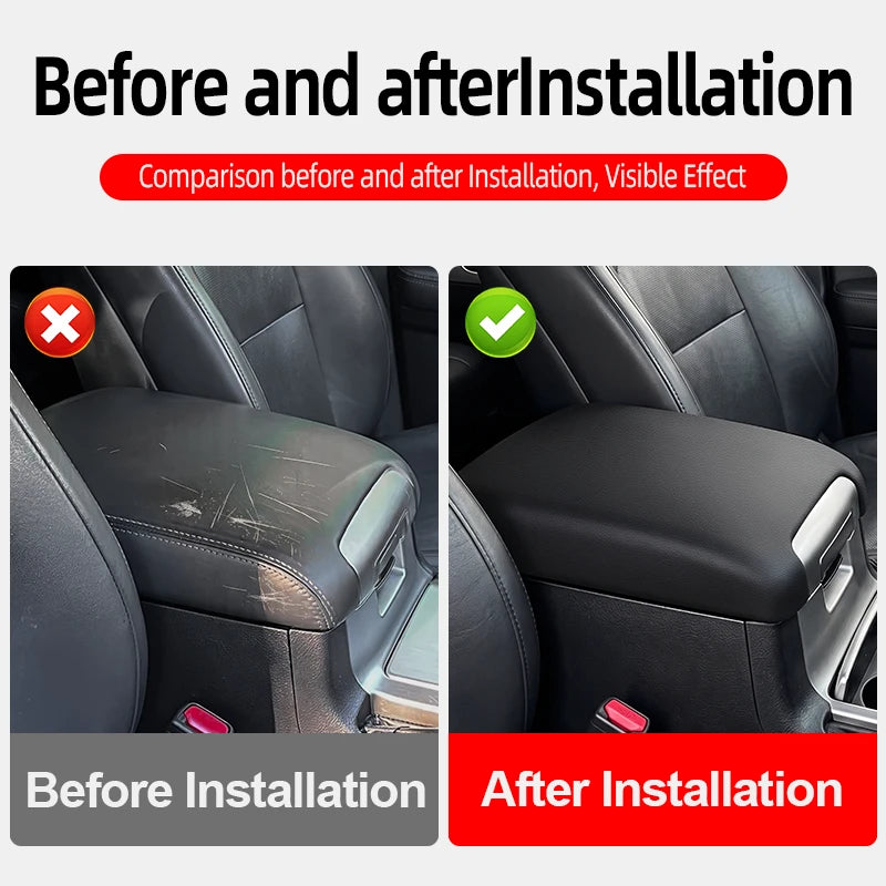 For 2008-2021 Toyota Land Cruiser LC200 200 Armrest Box Cover Dustproof Scratch Resistant Protection Car Interior Accessories