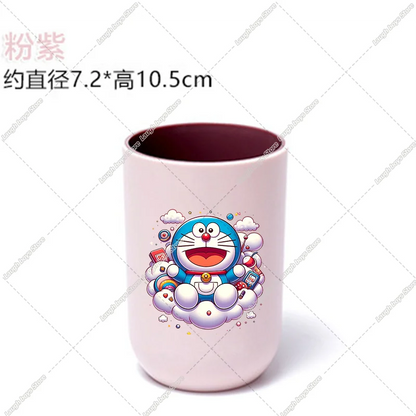 new Doraemons Home Water Cups Cartoon Anime Mouthwash Cup Fashion Large Capacity Toothbrush Cups Breakfast Cup school office Mug