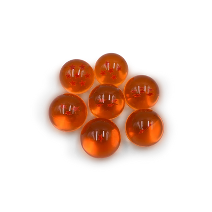 4.3CM Anime DBZ 7 Stars Balls 3.5CM Figures Toys New In Box Shenron Dragon Crystal Balls PVC Collection Complete Set Retail